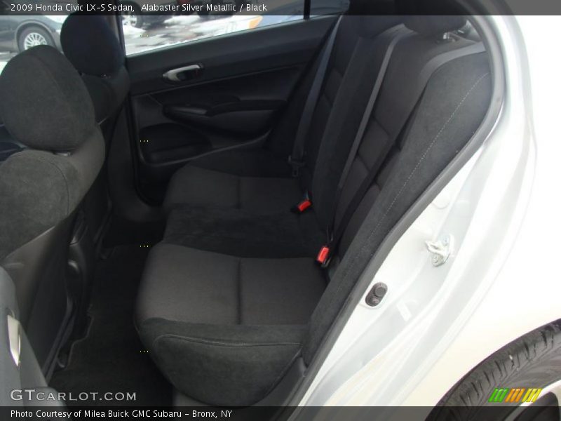 Alabaster Silver Metallic / Black 2009 Honda Civic LX-S Sedan