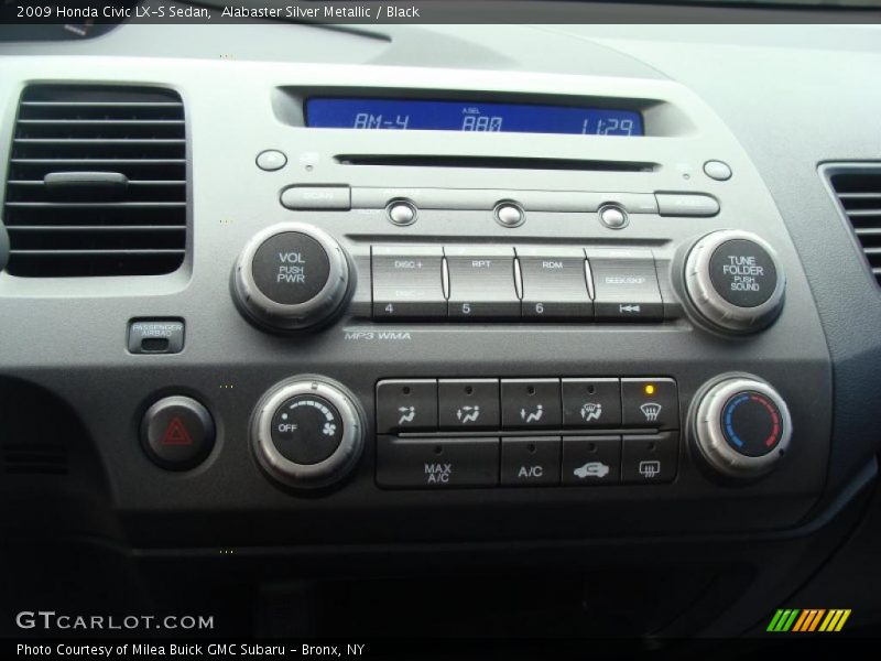 Controls of 2009 Civic LX-S Sedan