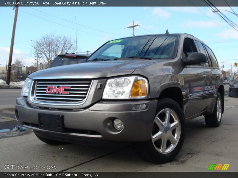 Steel Gray Metallic / Light Gray 2008 GMC Envoy SLT 4x4
