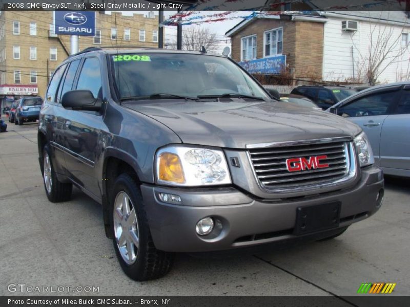 Steel Gray Metallic / Light Gray 2008 GMC Envoy SLT 4x4