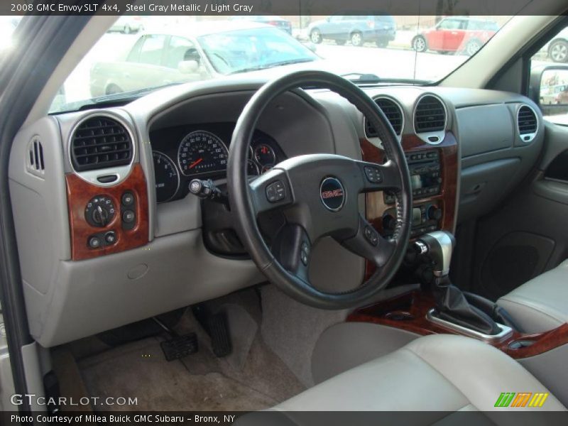 Steel Gray Metallic / Light Gray 2008 GMC Envoy SLT 4x4