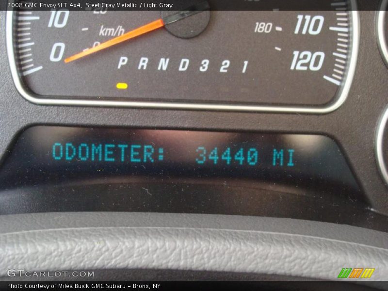 Steel Gray Metallic / Light Gray 2008 GMC Envoy SLT 4x4