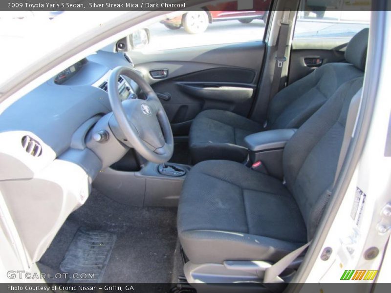 Silver Streak Mica / Dark Charcoal 2009 Toyota Yaris S Sedan