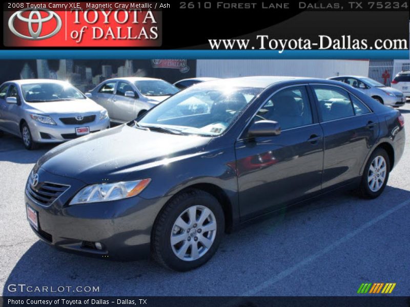 Magnetic Gray Metallic / Ash 2008 Toyota Camry XLE