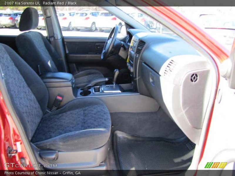 Radiant Red / Black 2007 Kia Sorento LX