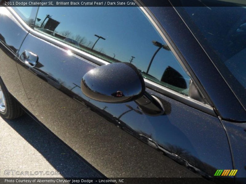 Brilliant Black Crystal Pearl / Dark Slate Gray 2011 Dodge Challenger SE