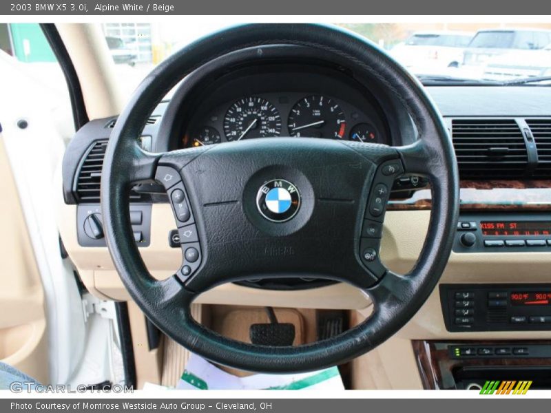 Alpine White / Beige 2003 BMW X5 3.0i