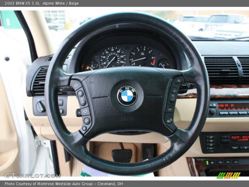 Alpine White / Beige 2003 BMW X5 3.0i