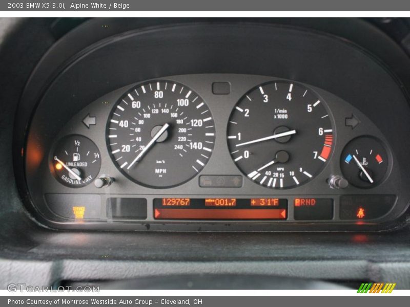 Alpine White / Beige 2003 BMW X5 3.0i