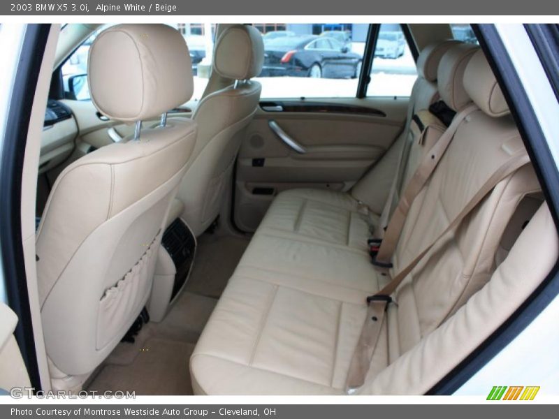 Alpine White / Beige 2003 BMW X5 3.0i