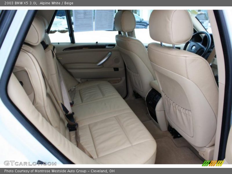 Alpine White / Beige 2003 BMW X5 3.0i