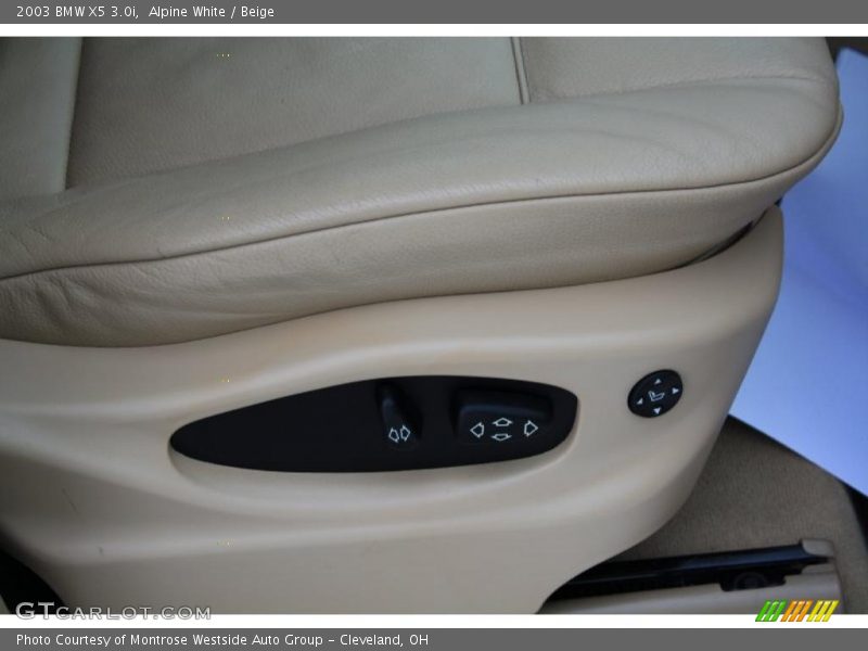 Alpine White / Beige 2003 BMW X5 3.0i