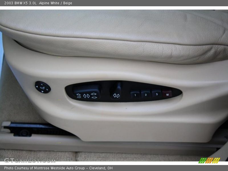 Alpine White / Beige 2003 BMW X5 3.0i