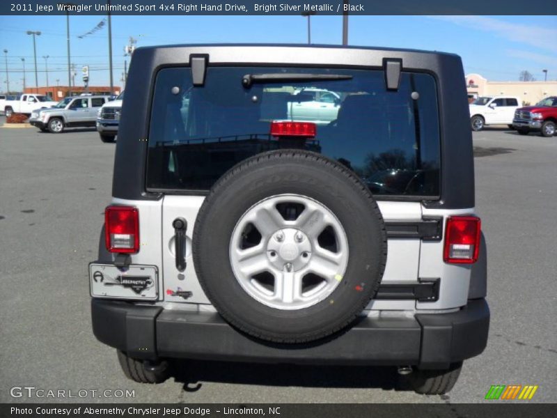 Bright Silver Metallic / Black 2011 Jeep Wrangler Unlimited Sport 4x4 Right Hand Drive