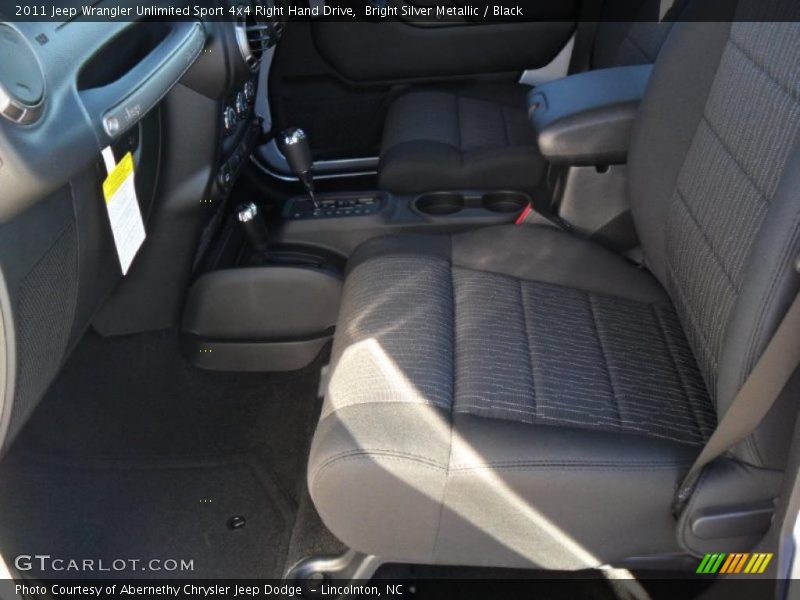 Bright Silver Metallic / Black 2011 Jeep Wrangler Unlimited Sport 4x4 Right Hand Drive