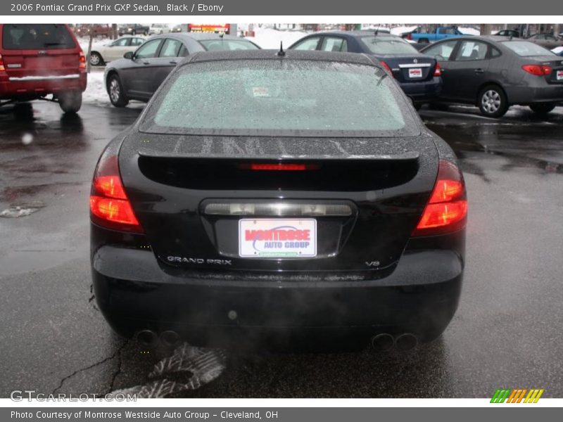 Black / Ebony 2006 Pontiac Grand Prix GXP Sedan