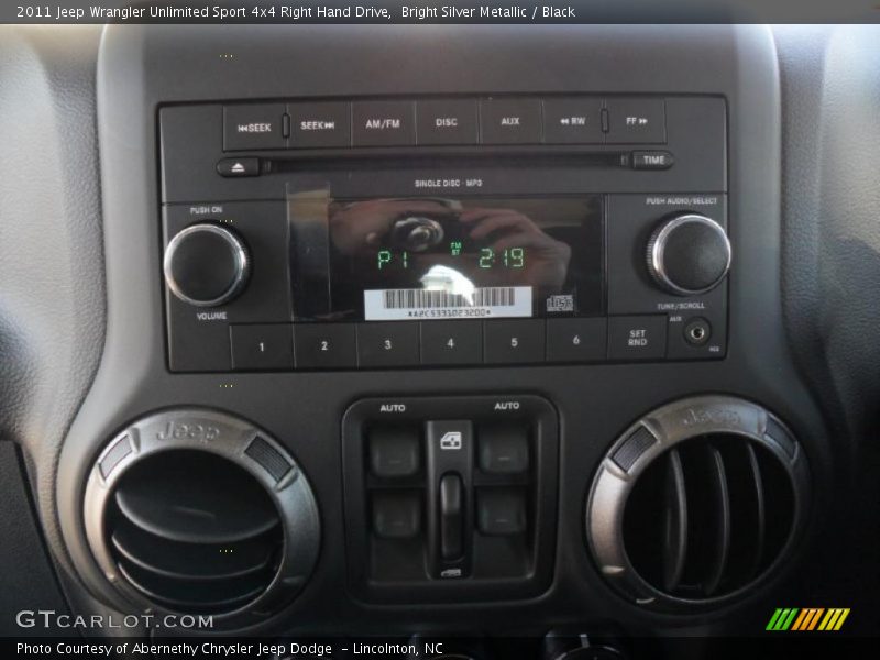 Controls of 2011 Wrangler Unlimited Sport 4x4 Right Hand Drive