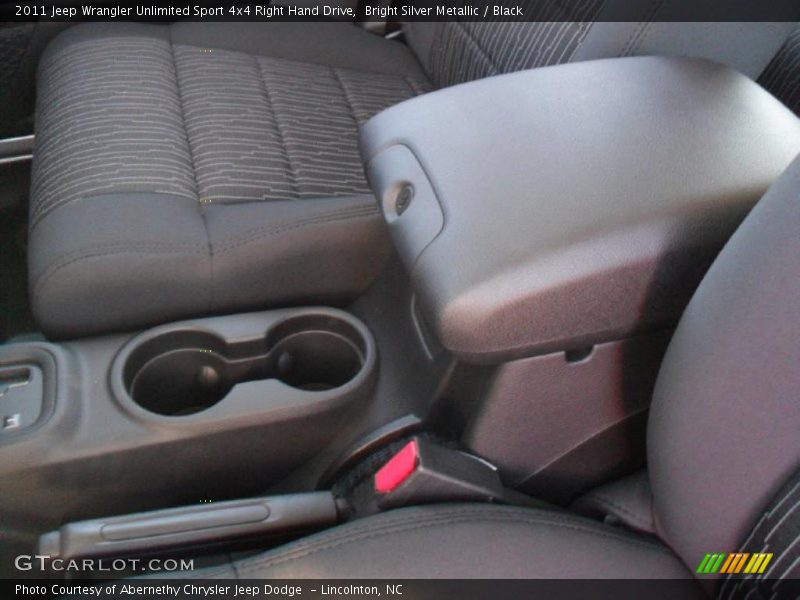 Bright Silver Metallic / Black 2011 Jeep Wrangler Unlimited Sport 4x4 Right Hand Drive