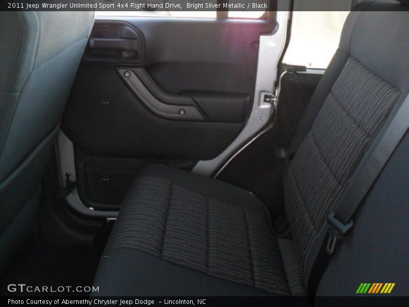 Bright Silver Metallic / Black 2011 Jeep Wrangler Unlimited Sport 4x4 Right Hand Drive