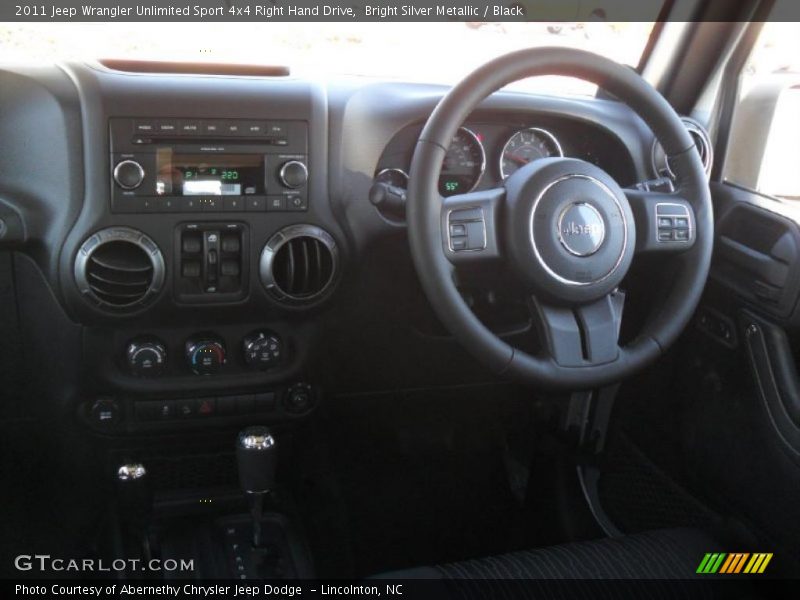  2011 Wrangler Unlimited Sport 4x4 Right Hand Drive Black Interior