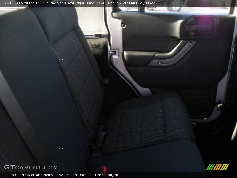 Bright Silver Metallic / Black 2011 Jeep Wrangler Unlimited Sport 4x4 Right Hand Drive
