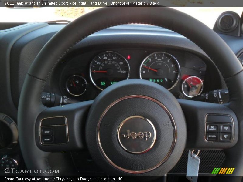  2011 Wrangler Unlimited Sport 4x4 Right Hand Drive Steering Wheel