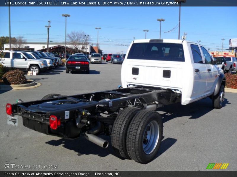  2011 Ram 5500 HD SLT Crew Cab 4x4 Chassis Bright White