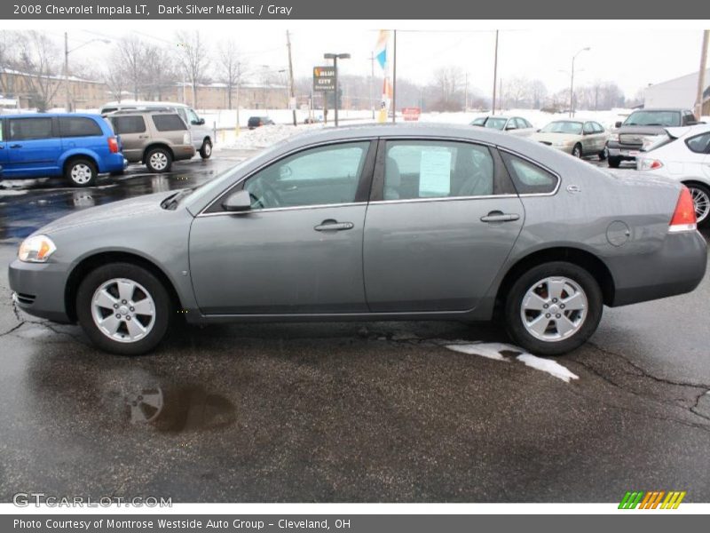 Dark Silver Metallic / Gray 2008 Chevrolet Impala LT