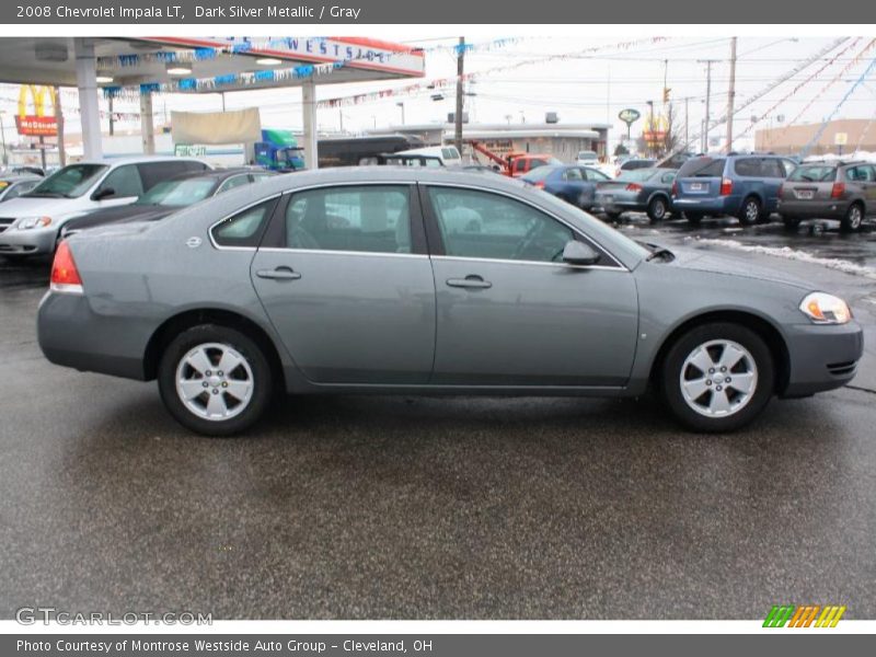 Dark Silver Metallic / Gray 2008 Chevrolet Impala LT