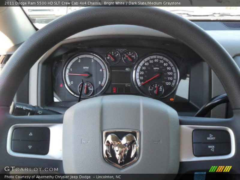  2011 Ram 5500 HD SLT Crew Cab 4x4 Chassis SLT Crew Cab 4x4 Chassis Gauges