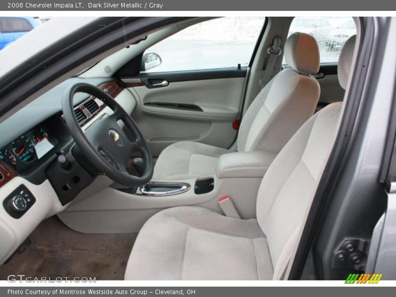 Dark Silver Metallic / Gray 2008 Chevrolet Impala LT