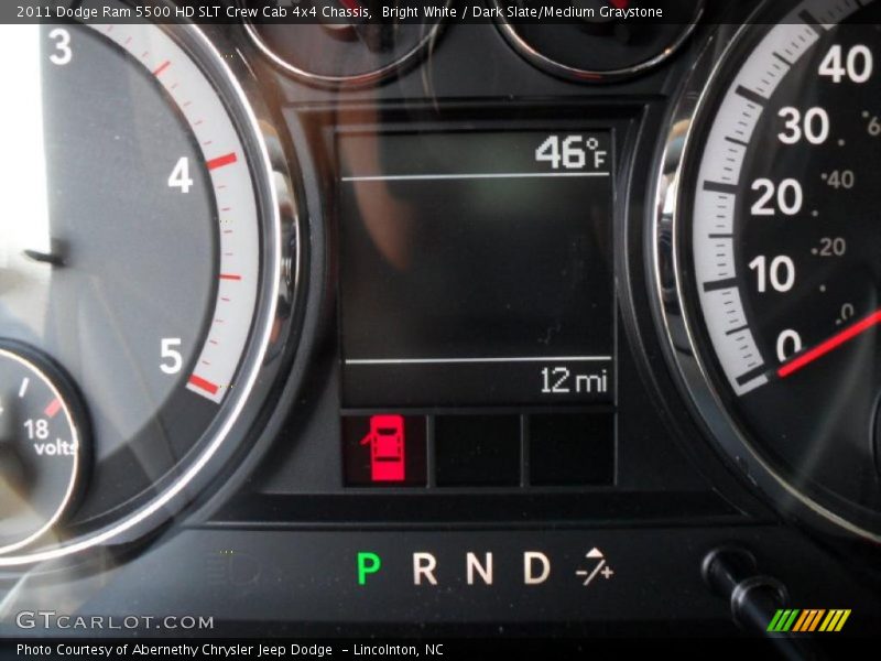 Bright White / Dark Slate/Medium Graystone 2011 Dodge Ram 5500 HD SLT Crew Cab 4x4 Chassis