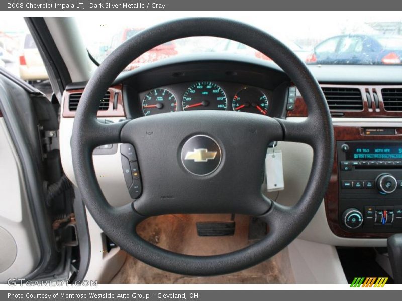Dark Silver Metallic / Gray 2008 Chevrolet Impala LT