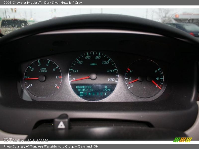 Dark Silver Metallic / Gray 2008 Chevrolet Impala LT