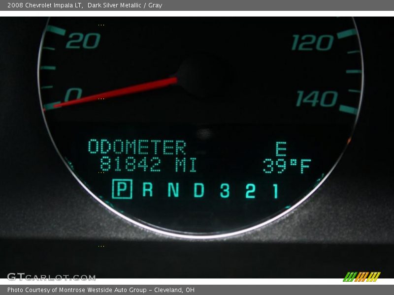 Dark Silver Metallic / Gray 2008 Chevrolet Impala LT