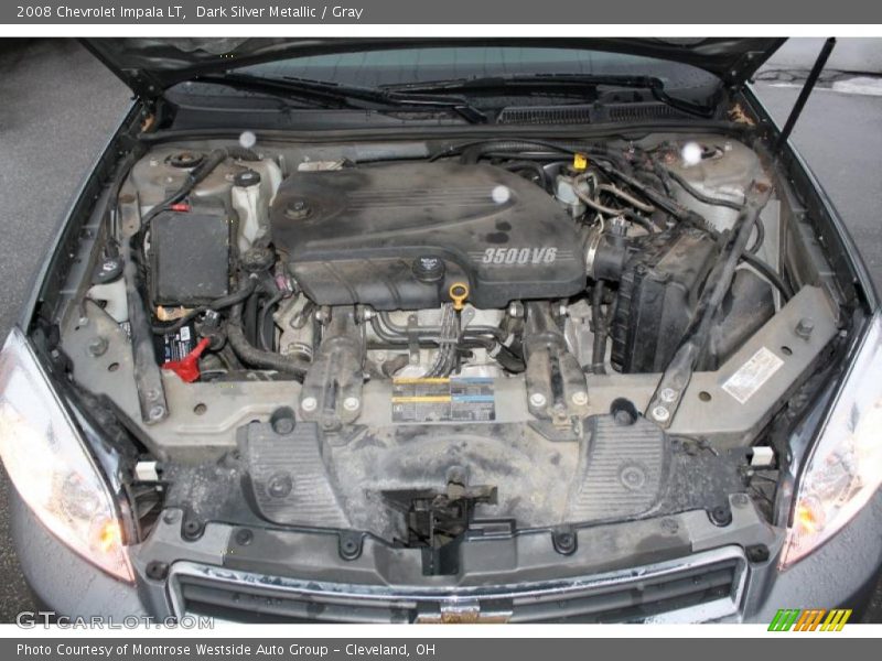Dark Silver Metallic / Gray 2008 Chevrolet Impala LT