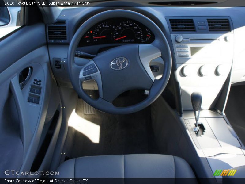 Super White / Ash Gray 2010 Toyota Camry LE