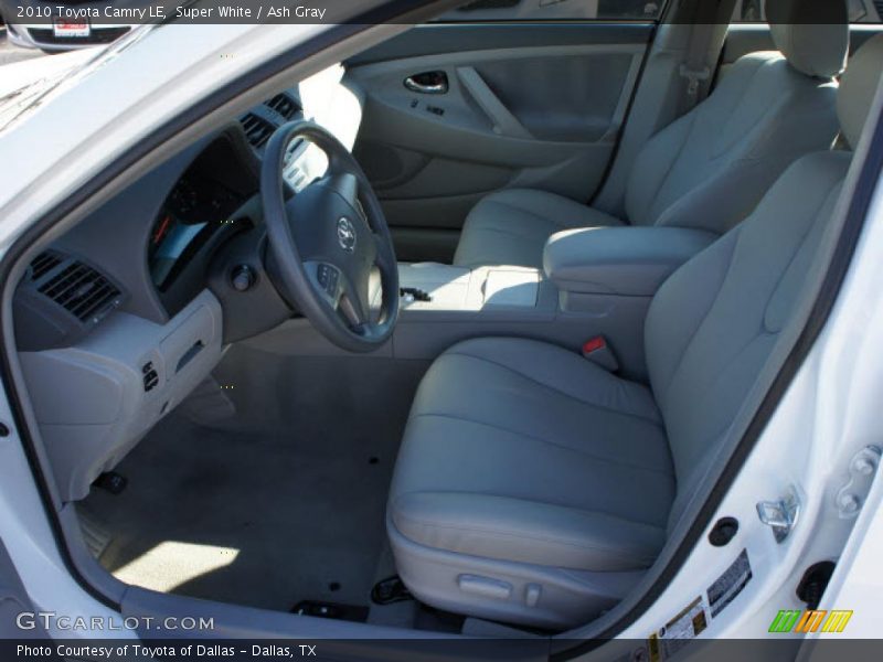 Super White / Ash Gray 2010 Toyota Camry LE