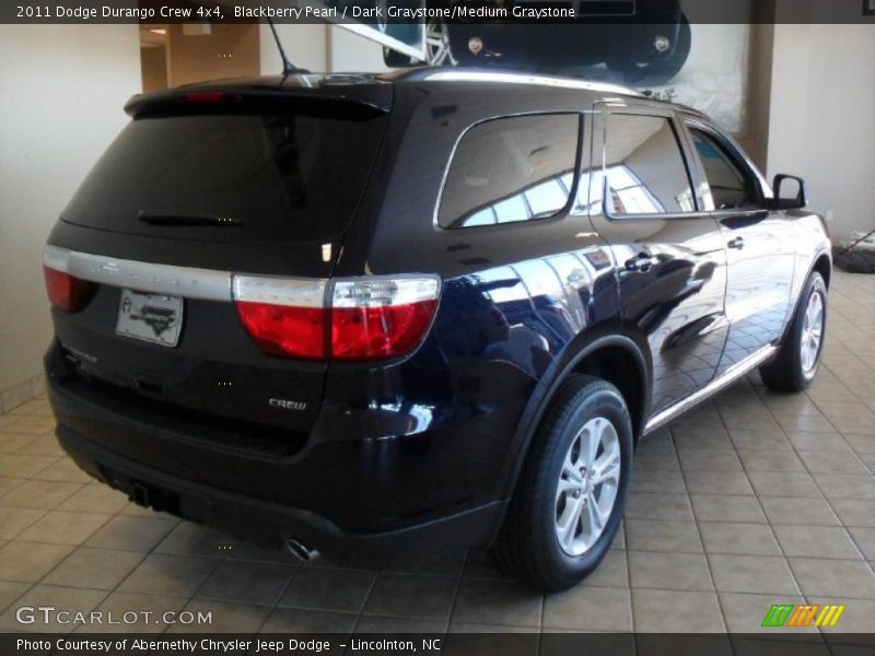 Blackberry Pearl / Dark Graystone/Medium Graystone 2011 Dodge Durango Crew 4x4