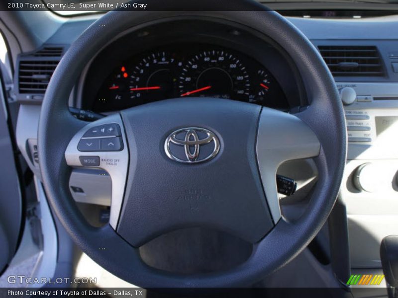 Super White / Ash Gray 2010 Toyota Camry LE