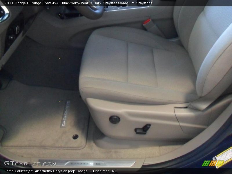 Blackberry Pearl / Dark Graystone/Medium Graystone 2011 Dodge Durango Crew 4x4