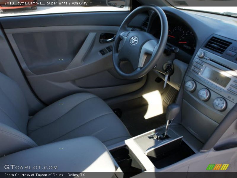 Super White / Ash Gray 2010 Toyota Camry LE