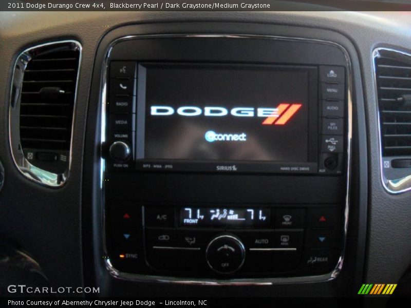 Blackberry Pearl / Dark Graystone/Medium Graystone 2011 Dodge Durango Crew 4x4