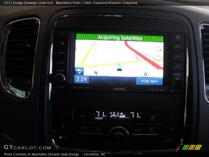 Navigation of 2011 Durango Crew 4x4
