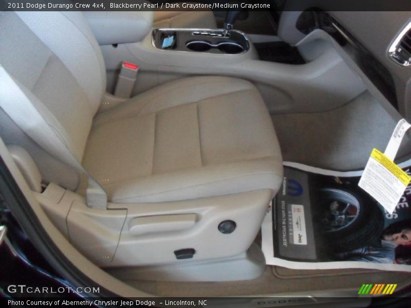 Blackberry Pearl / Dark Graystone/Medium Graystone 2011 Dodge Durango Crew 4x4