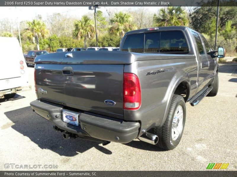 Dark Shadow Gray Metallic / Black 2006 Ford F250 Super Duty Harley Davidson Crew Cab 4x4