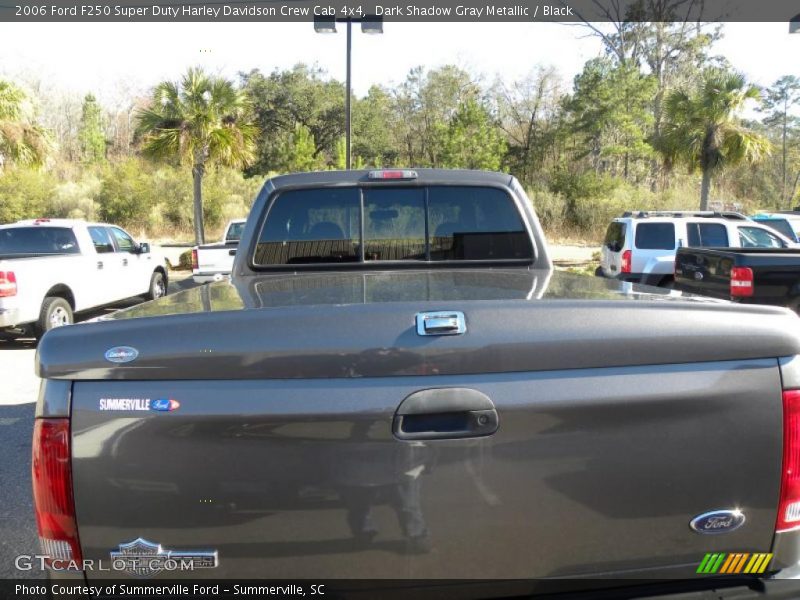 Dark Shadow Gray Metallic / Black 2006 Ford F250 Super Duty Harley Davidson Crew Cab 4x4