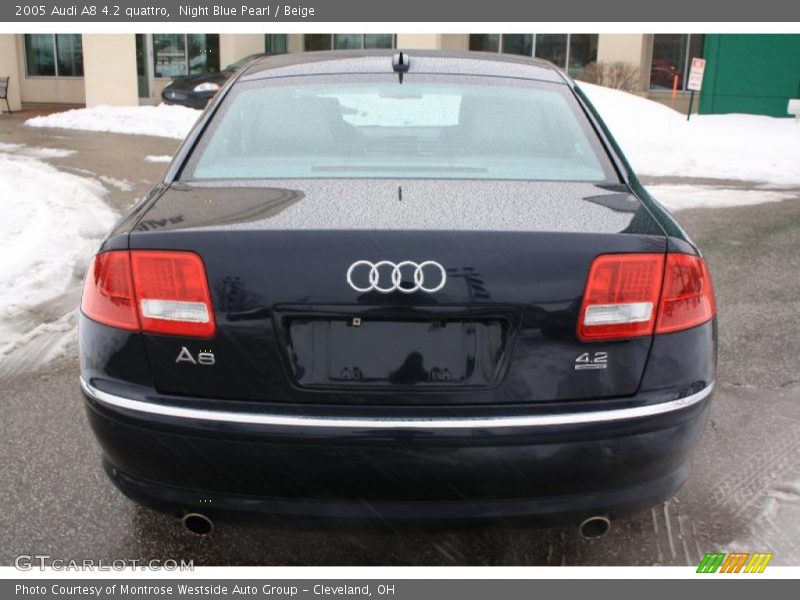 Night Blue Pearl / Beige 2005 Audi A8 4.2 quattro
