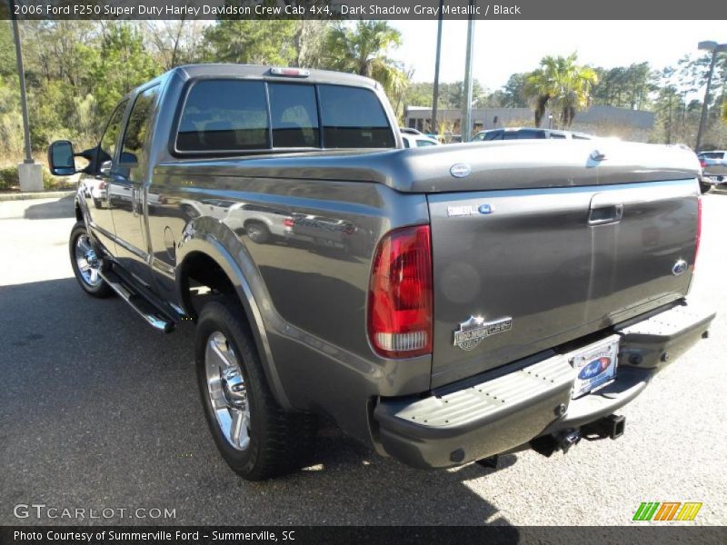 Dark Shadow Gray Metallic / Black 2006 Ford F250 Super Duty Harley Davidson Crew Cab 4x4
