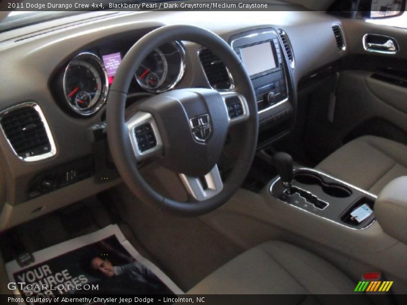 Dark Graystone/Medium Graystone Interior - 2011 Durango Crew 4x4 